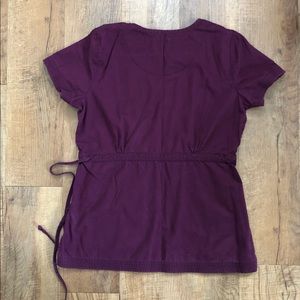 KOI Medical Uniform Scrub Top - Purple, Small